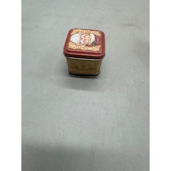set of 2 russ Holiday Santa Candle Tin Set - Red Wax & Santa Design 1 used 1 new - Picture 5 of 12